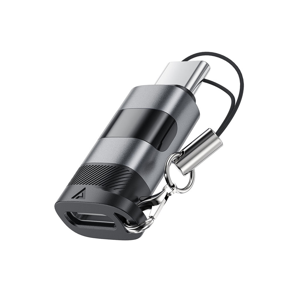 USB-C - USB-C Acefast J9 Display adat- és töltőadapter, szürke