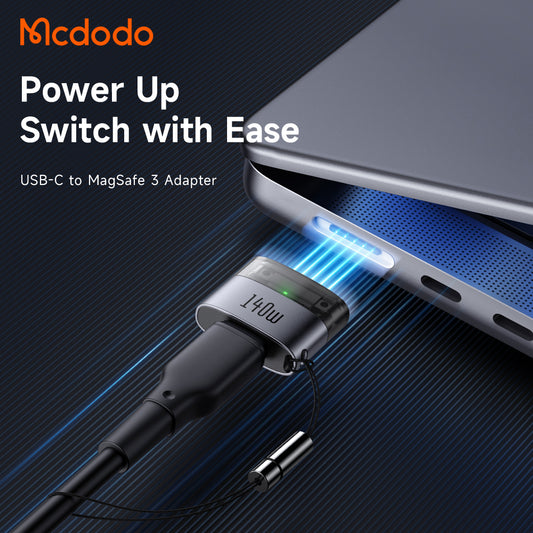 USB-C töltőadapter - MagSafe 3 McDodo OT-8850, Fekete