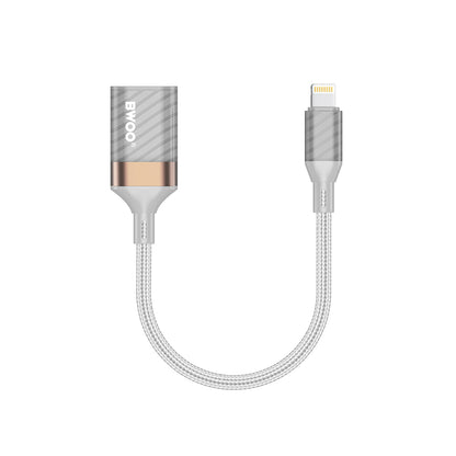 OTG Lightning - USB-A BWOO BZ70 adapter, Szürke