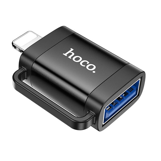 OTG Lightning - USB-A HOCO UA31A adapter, Fekete