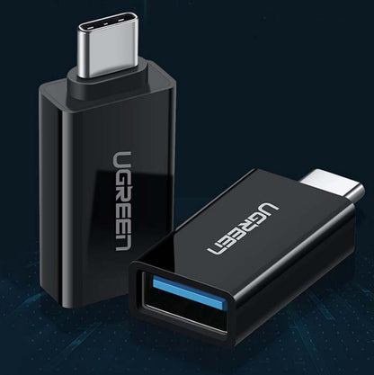 OTG USB-C - USB-A UGREEN US173 adapter, Fekete