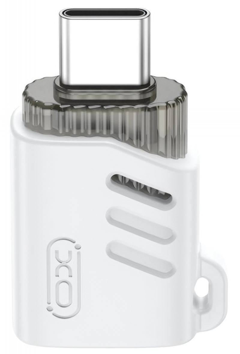 OTG USB-C - USB-A XO Design NB256B adapter, Fehér