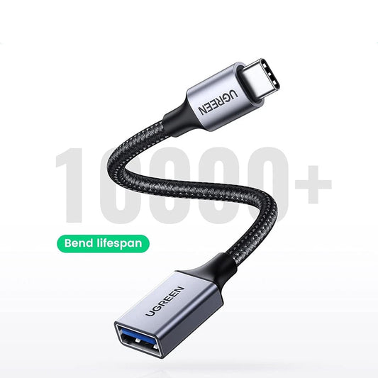 OTG USB-C - USB-A adapter UGREEN US378 (70889), Szürke