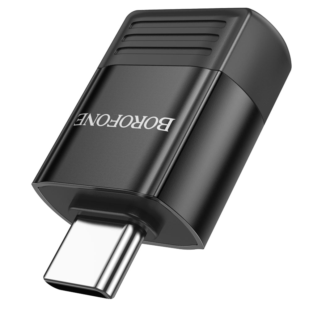 OTG USB-C - USB-A adapter Borofone BV18, Fekete