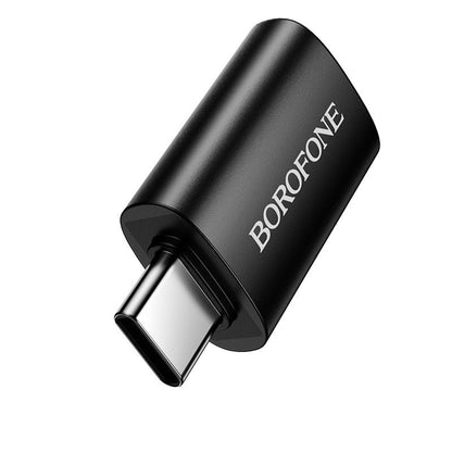 OTG USB-C - USB-A adapter Borofone BV26C, Fekete