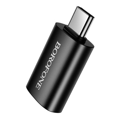OTG USB-C - USB-A adapter Borofone BV26C, Fekete