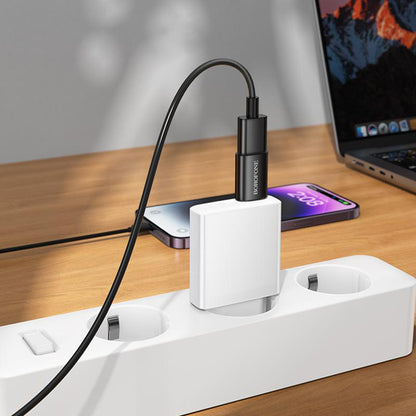 OTG USB-C - USB-A adapter Borofone BV26C, Fekete