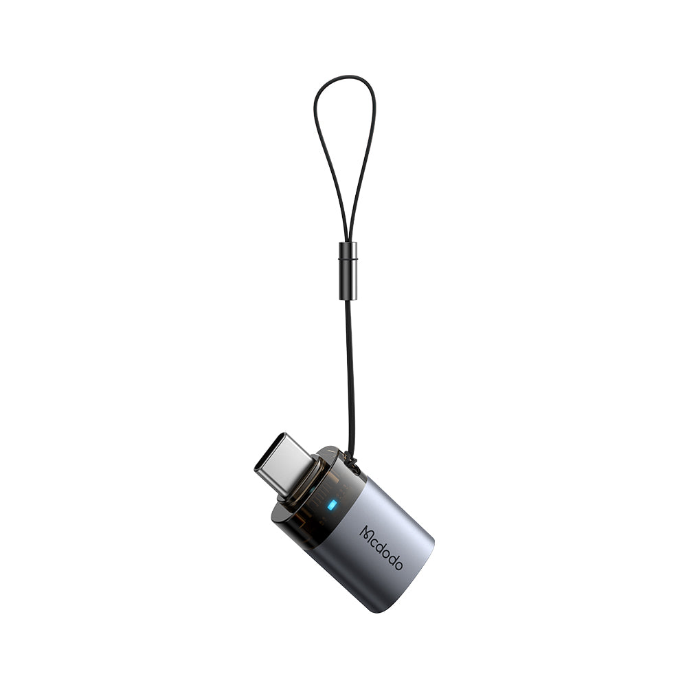 OTG USB-C - USB-A McDodo OT-7400 adapter, Fekete