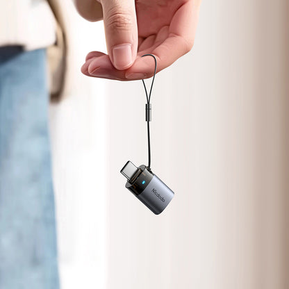 OTG USB-C - USB-A McDodo OT-7400 adapter, Fekete