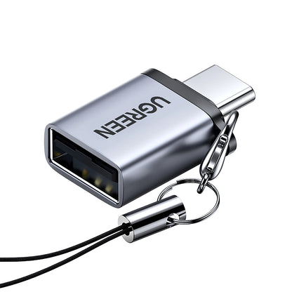 OTG USB-C to USB-A Adapter UGREEN US270 (50283), Gray