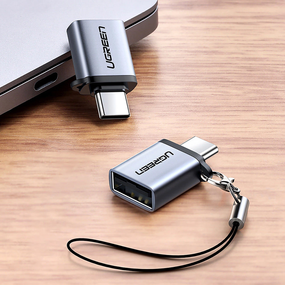 OTG USB-C to USB-A Adapter UGREEN US270 (50283), Gray