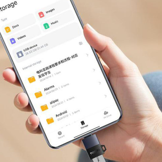 OTG USB-C - USB-A Yesido GS31 adapter, Szürke