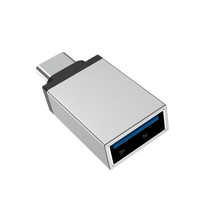OTG USB-A - USB-C Borofone BV3 adapter, ezüst