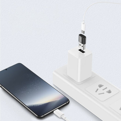 USB-C - USB-A Joyroom S-H152 adat- és töltőadapter, 2 darabos készlet, Fekete