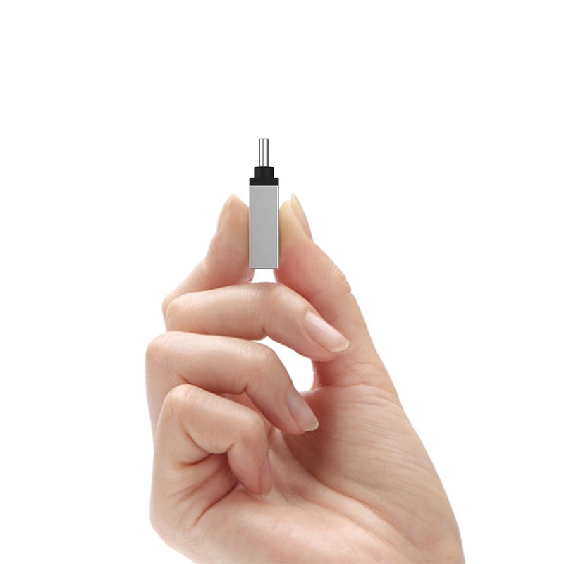 OTG USB-A - USB-C Borofone BV3 adapter, ezüst