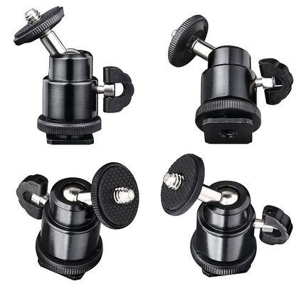 Cold Shoe adapter - 1/4 hüvelykes Techsuit BH-2, fekete