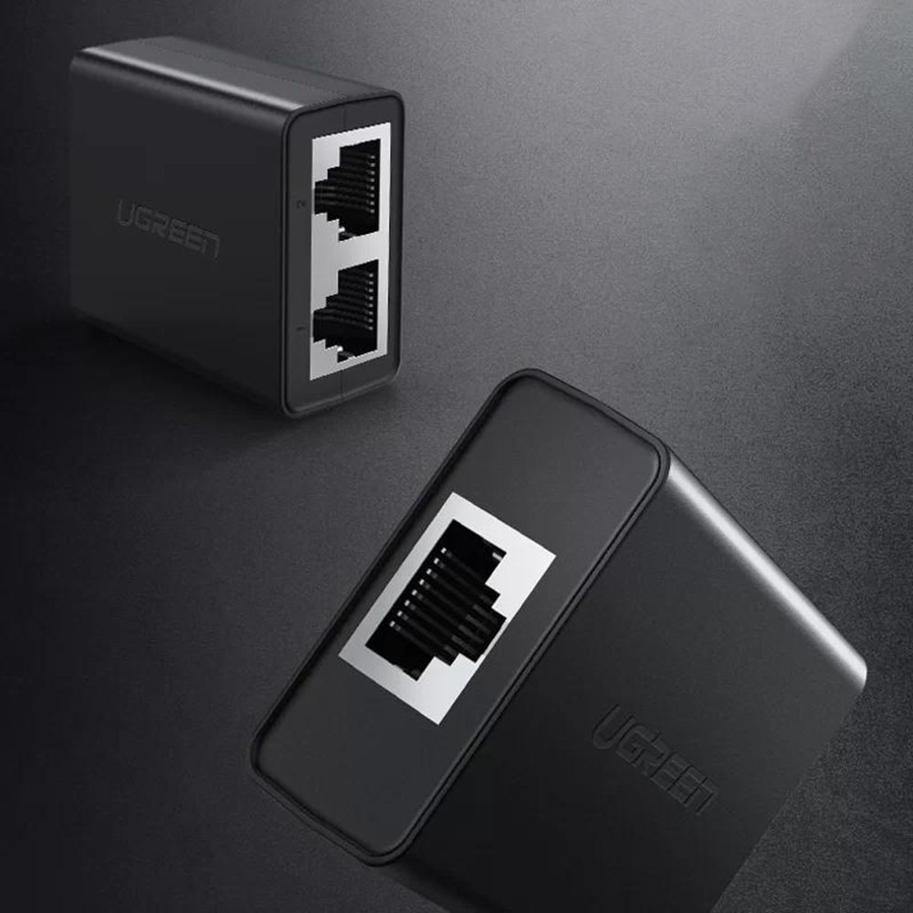 UGREEN CM210 hálózati adapter, RJ45 - 2 x RJ45, fekete
