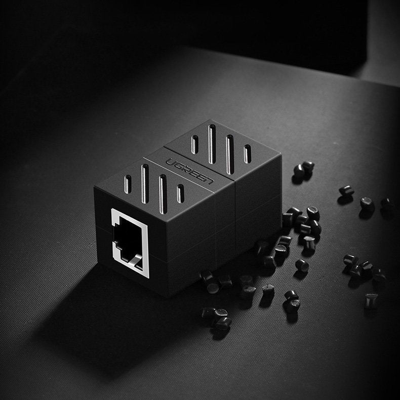 UGREEN NW114 hálózati adapter, RJ45 - RJ45, Fekete