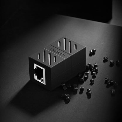 UGREEN NW114 hálózati adapter, RJ45 - RJ45, Fekete