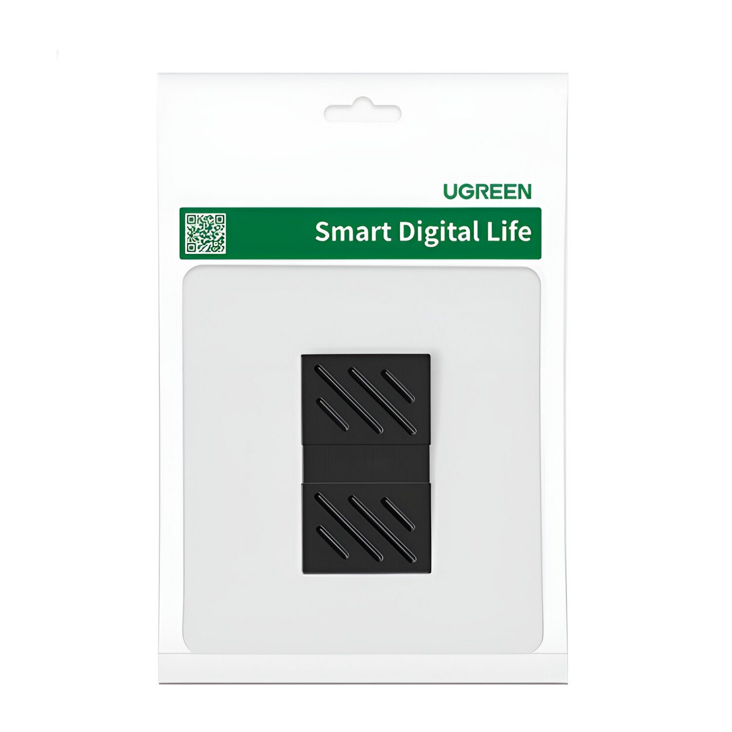 UGREEN NW114 hálózati adapter, RJ45 - RJ45, Fekete