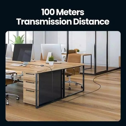 UGREEN NW261 hálózati adapter, RJ45 - RJ45, fekete