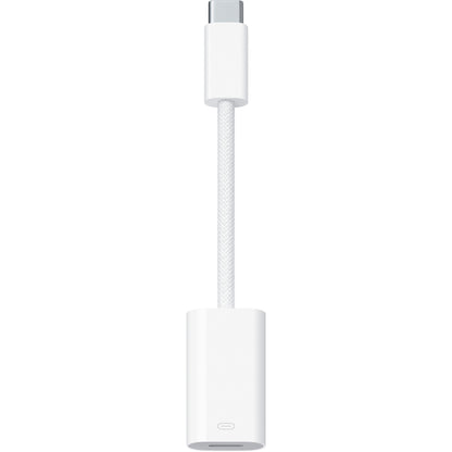 USB-C - Lightning adat- és töltőadapter Apple A2868, fehér MUQX3ZM/A