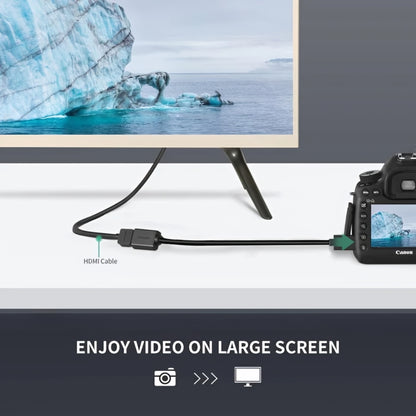 UGREEN 20137 videó adapter, miniHDMI - HDMI, 4K, Fekete