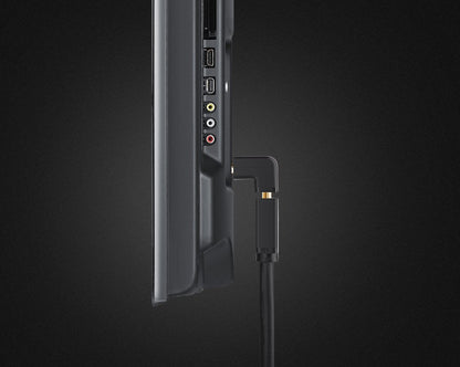 UGREEN Angled Video Adapter, HDMI - HDMI, 4K, Fekete