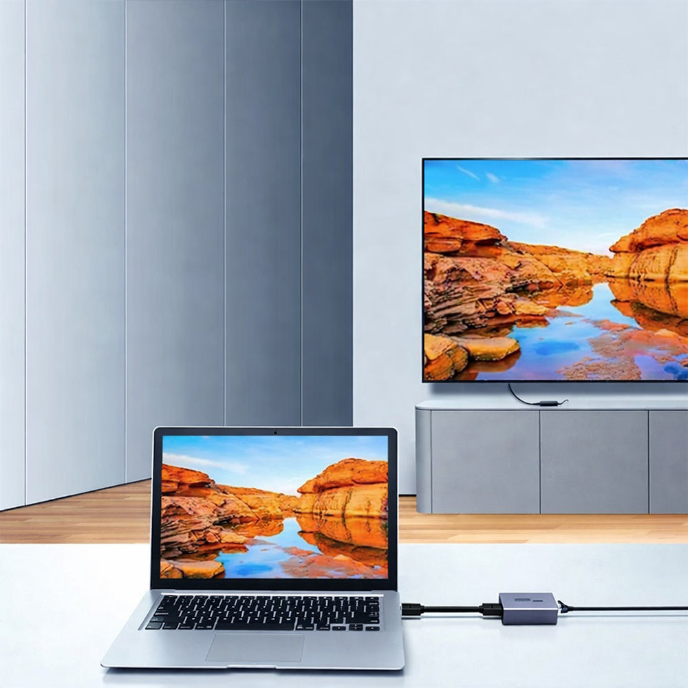 UGREEN CM455 videó átalakító (20519EU), HDMI - RJ45, 1080P, Szürke