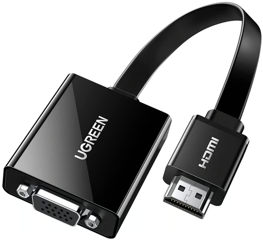 UGREEN CM611 (90813) videó átalakító, HDMI - VGA, 1080P, fekete