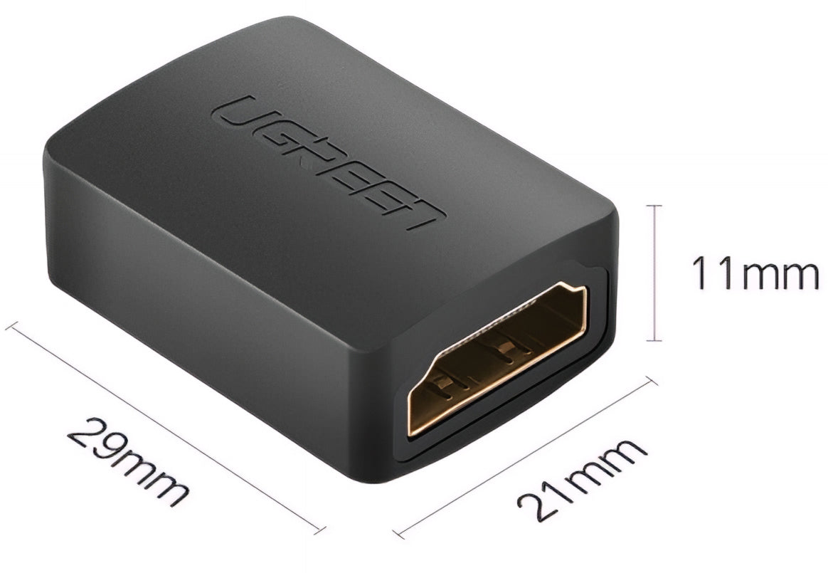 UGREEN HD112 videó adapter, HDMI - HDMI, 4K, Fekete