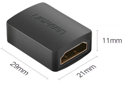 UGREEN HD112 videó adapter, HDMI - HDMI, 4K, Fekete