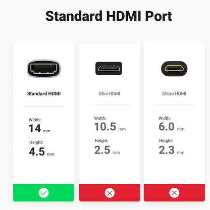 UGREEN HD159 videó átalakító (90592), HDMI - HDMI, 8K, Szürke