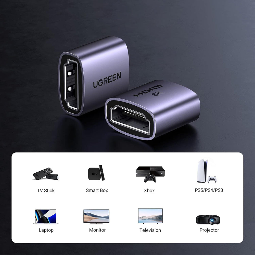 UGREEN HD159 videó átalakító (90592), HDMI - HDMI, 8K, Szürke