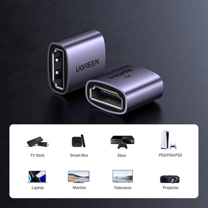 UGREEN HD159 videó átalakító (90592), HDMI - HDMI, 8K, Szürke