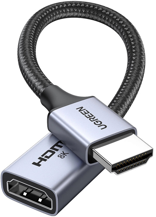 UGREEN HD165 videó adapter, HDMI - HDMI, 8K, Szürke