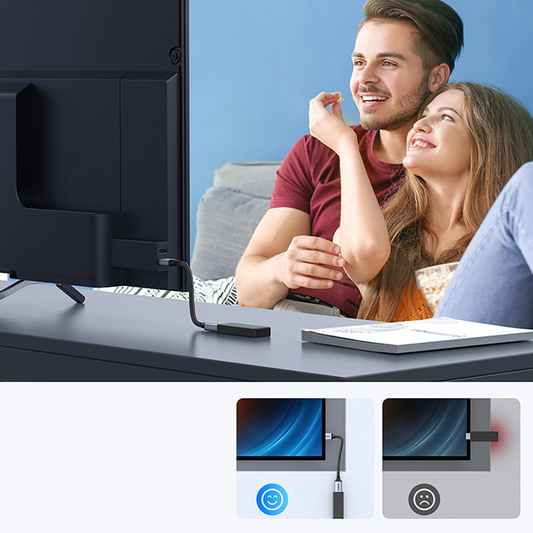 UGREEN HD165 videó adapter, HDMI - HDMI, 8K, Szürke