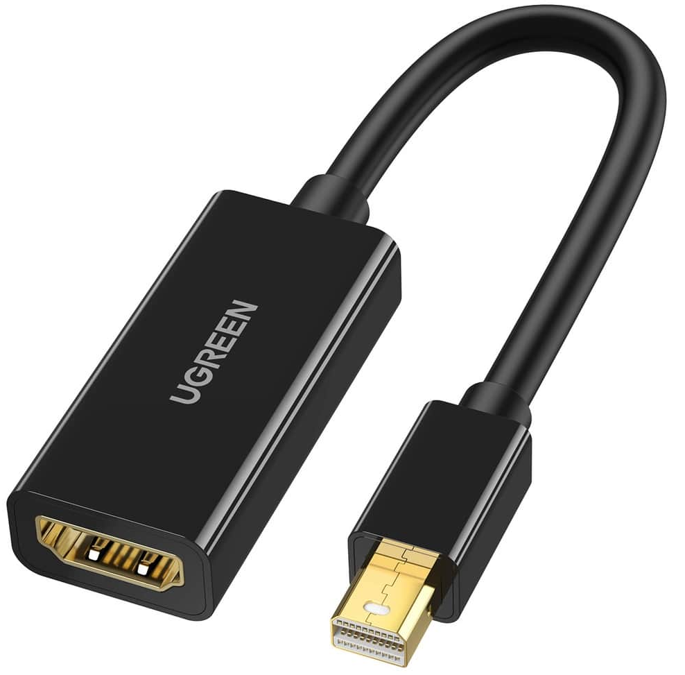 UGREEN MD112 videó adapter, MiniDisplayPort - HDMI, Fekete