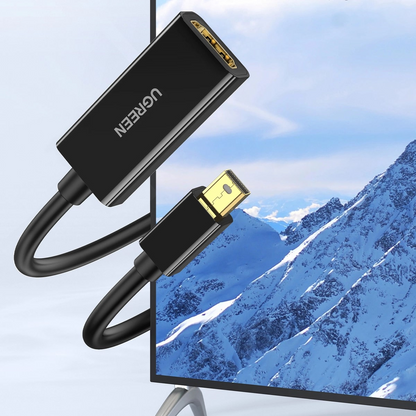 UGREEN MD112 videó adapter, MiniDisplayPort - HDMI, Fekete