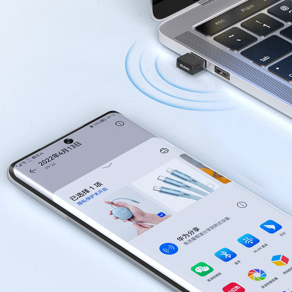 Wireless adapter McDodo OT-1580, Fekete