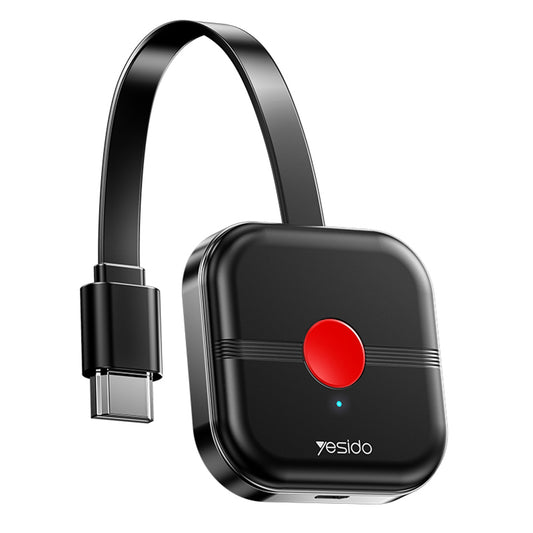 Yesido TV10 5G vezeték nélküli multimédia adapter, fekete