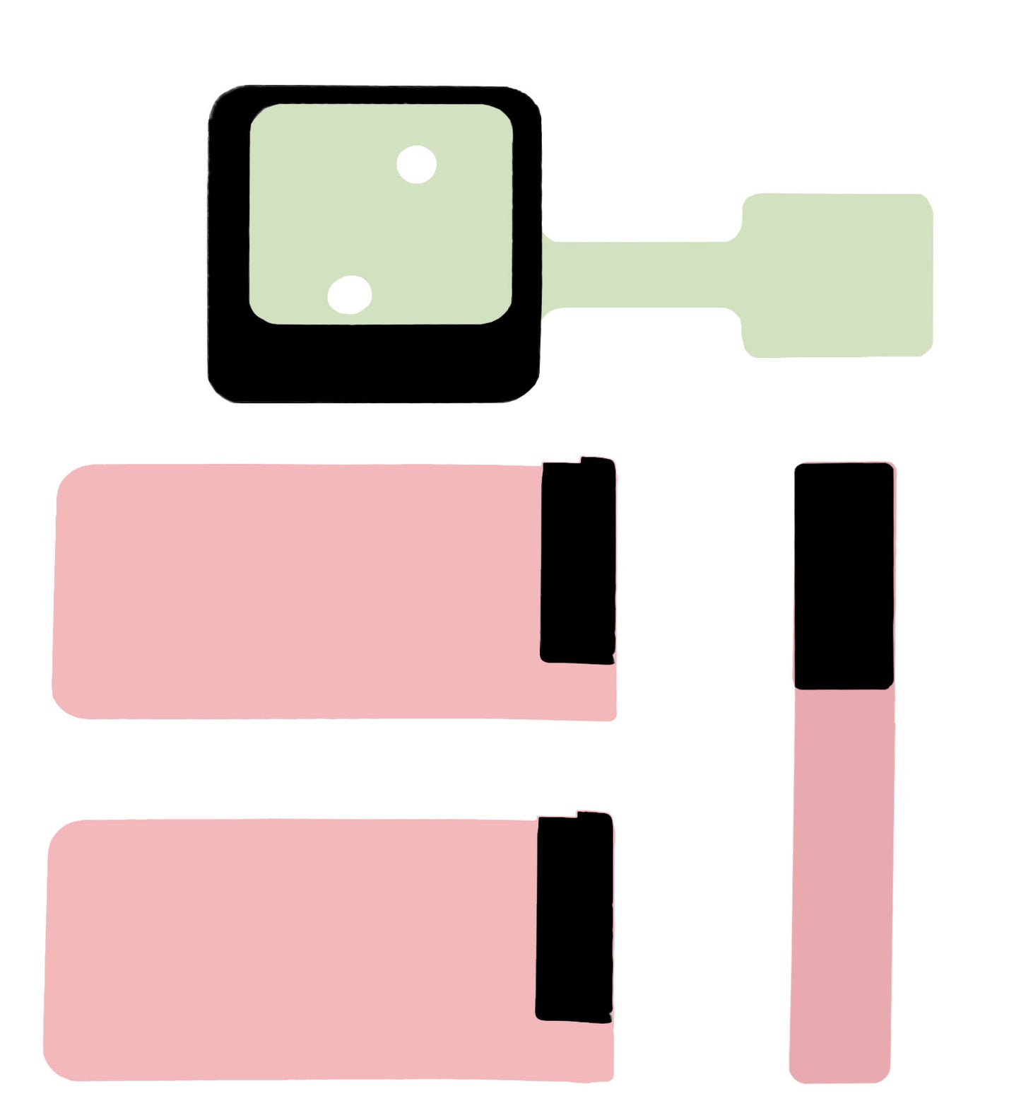 Első Kamera Ragasztó Samsung Galaxy S25 Ultra S938, Service Pack GH82-33770A