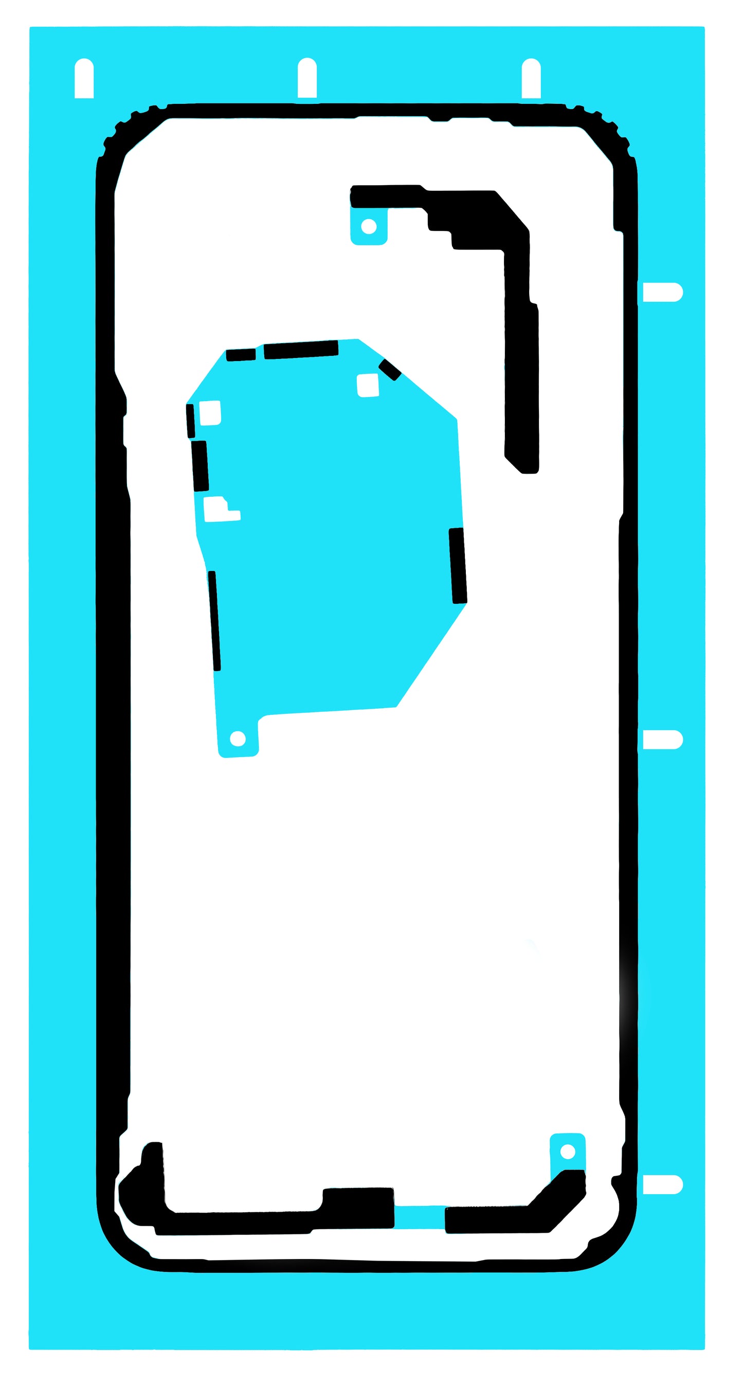 Akkumulátorfedél ragasztó Honor 400 Pro, Service Pack 5163AFKA