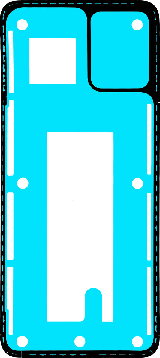 Motorola Moto E13 Akkufedél Ragasztó, Service Pack 5D78C23203