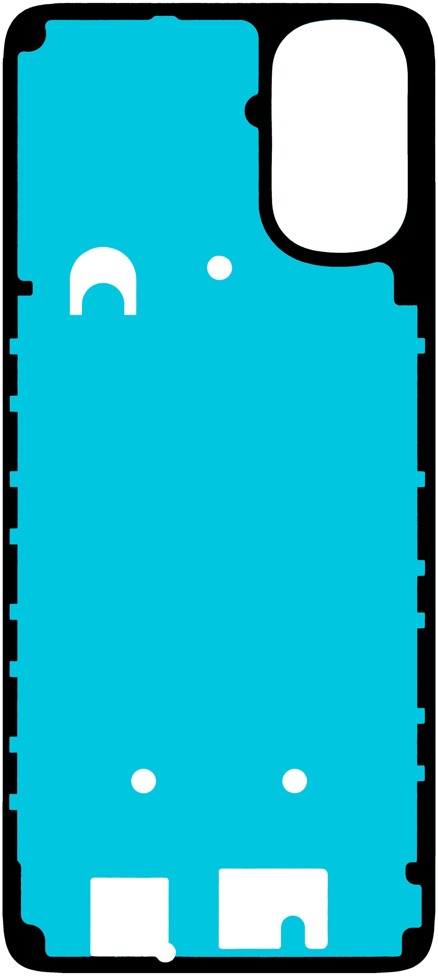 Akkufedél ragasztó Motorola Moto E32s / G22, Service Pack 5D78C20746