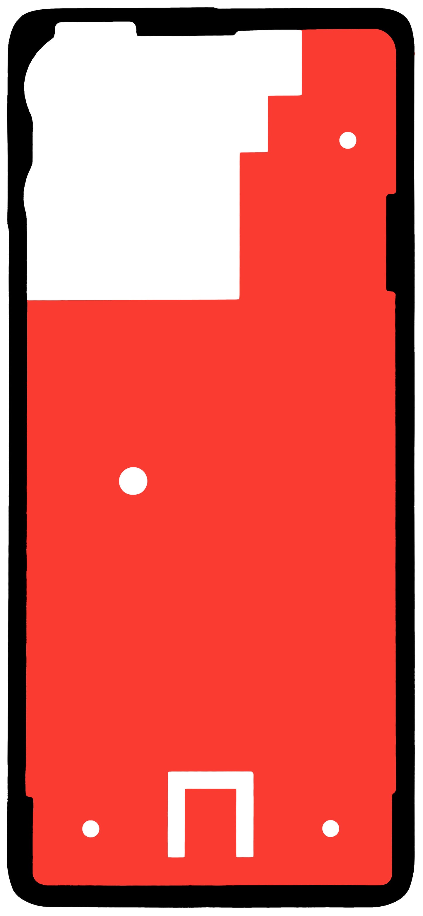 Motorola Moto G86 Power akkumulátorfedél ragasztó, Service Pack 5948C30670