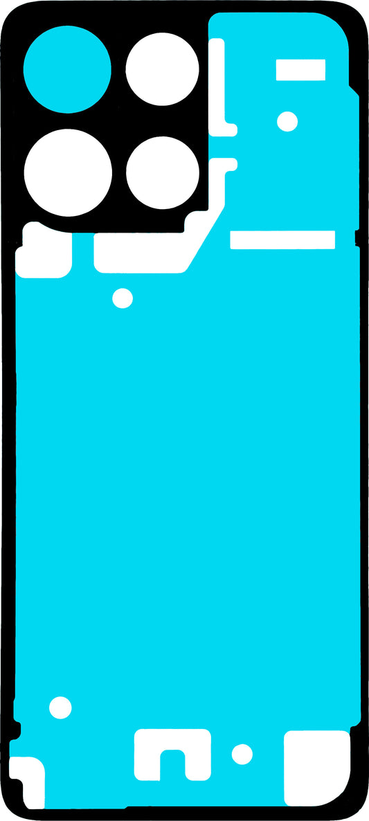 Motorola Moto G17 Akkufedél Ragasztó, Service Pack S948F12616