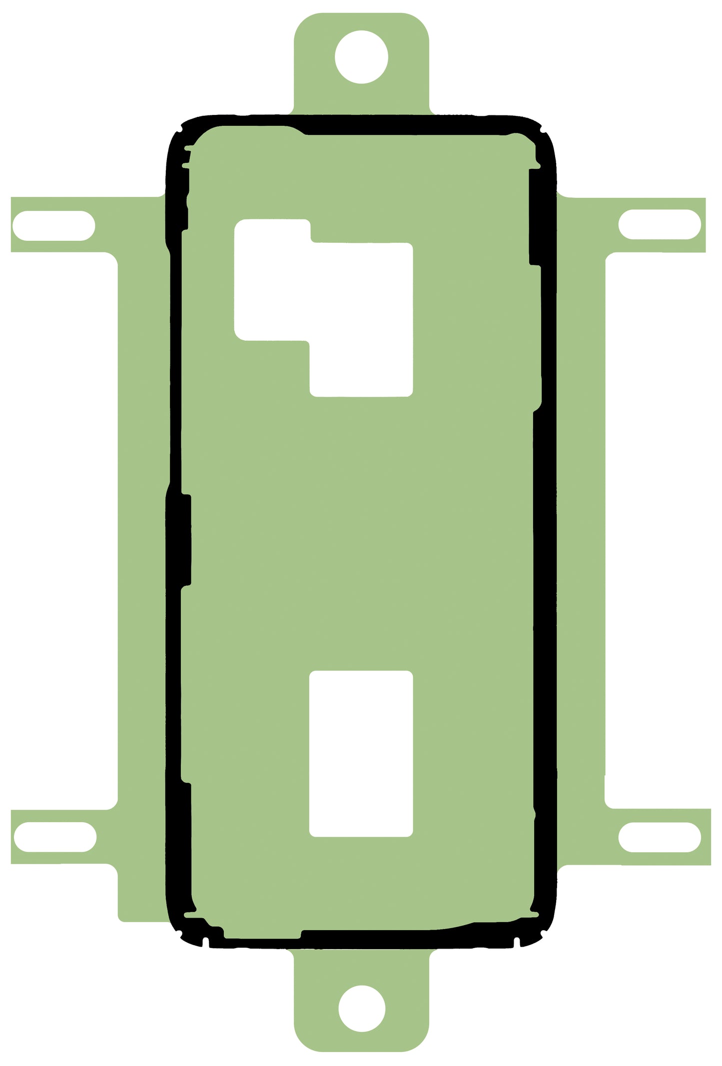 Samsung Galaxy S20 5G G981 / S20 G980 akkumulátorfedél ragasztó, Service Pack GH02-19996A
