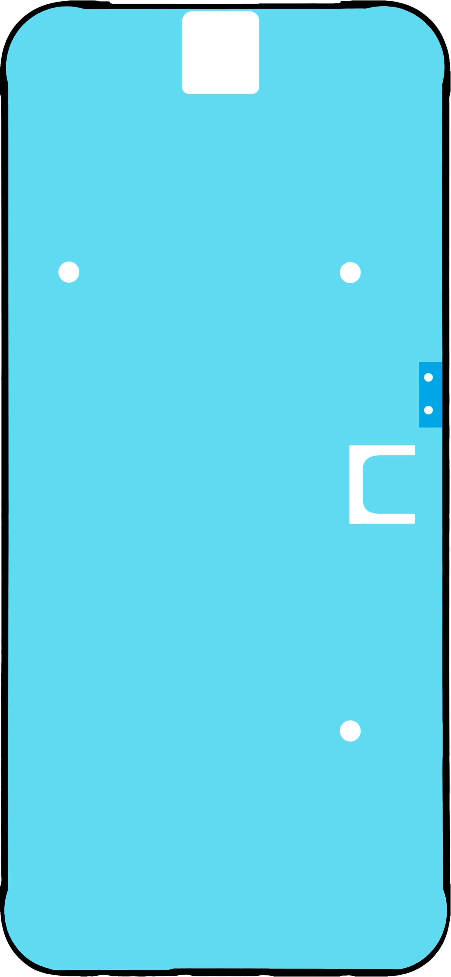 Display ragasztó Google Pixel 8a, Service Pack G806-12606-01