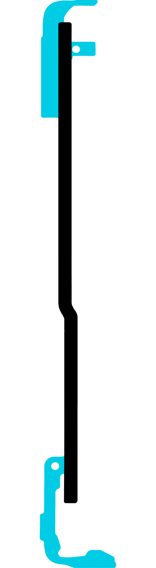 Huawei Mate X7 kijelző ragasztó, Típus 12, Belső, Szervizcsomag 51630NAJ